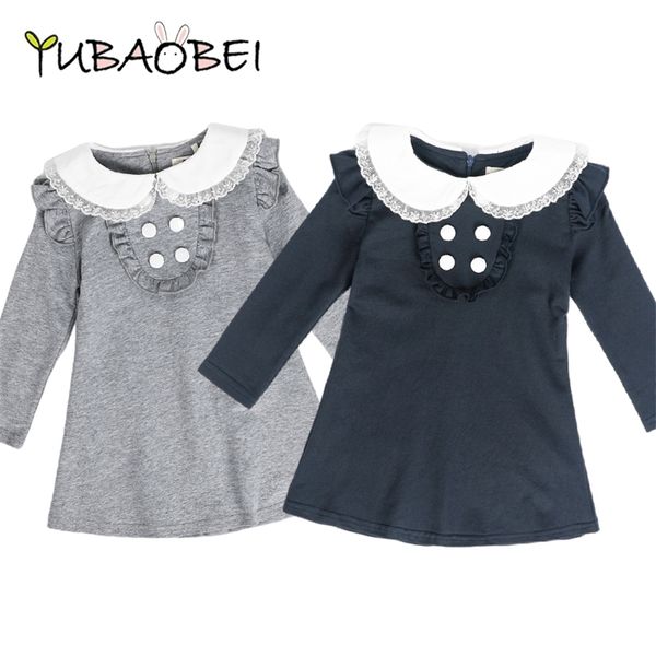 spring autumn arrival cotton girl korean clothes doll collar long sleeved casual girls a-line mini dress kids clothing 211224, Red;yellow
spring autumn arrival cotton girl korean clothes doll collar long sleeved casual girls a-line mini dress kids clothing 211224, Red;yellow
