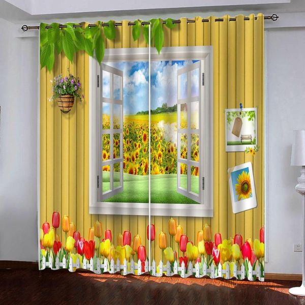 curtain & drapes 3d po customize size sunflower scenery outside the window curtains for bedroom living room
curtain & drapes 3d po customize size sunflower scenery outside the window curtains for bedroom living room
