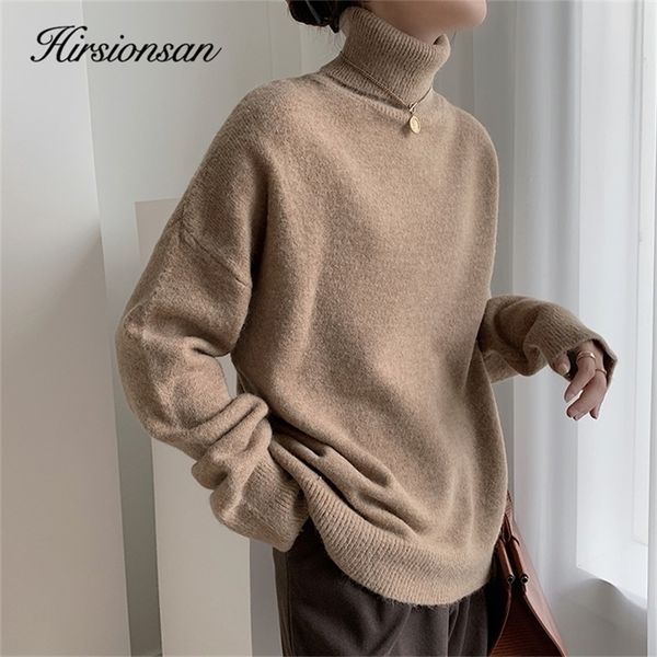 hirsionsan turtle neck basic cashmere sweater women elegant thick warm female knitted pullovers loose casual knitwear jumper 201221, White;black
hirsionsan turtle neck basic cashmere sweater women elegant thick warm female knitted pullovers loose casual knitwear jumper 201221, White;black