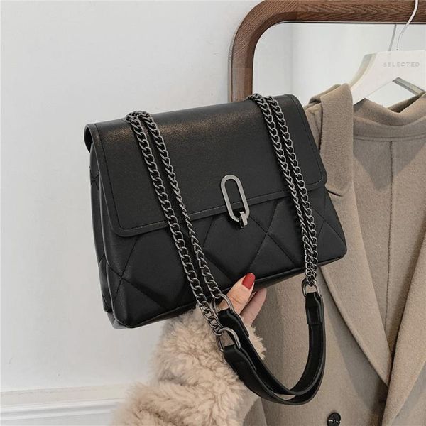 vintage soft quilted chain shoulder bags for women simple large capacity pu leather work ladies crossbody bags 2021
vintage soft quilted chain shoulder bags for women simple large capacity pu leather work ladies crossbody bags 2021