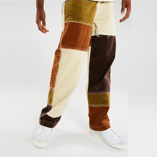men wash spliced casual straight ripped jeans trousers style male fashion streetwear loose hip hop pants1, Black
men wash spliced casual straight ripped jeans trousers style male fashion streetwear loose hip hop pants1, Black