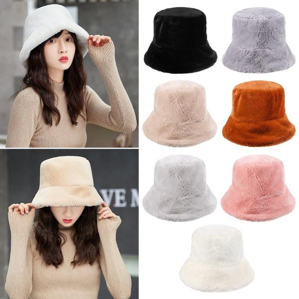 wide brim hats 1pc arrival faux fur winter warm fisherman hat for women fashion solid color outdoor vacation cap thickened soft bucket, Blue;gray
wide brim hats 1pc arrival faux fur winter warm fisherman hat for women fashion solid color outdoor vacation cap thickened soft bucket, Blue;gray