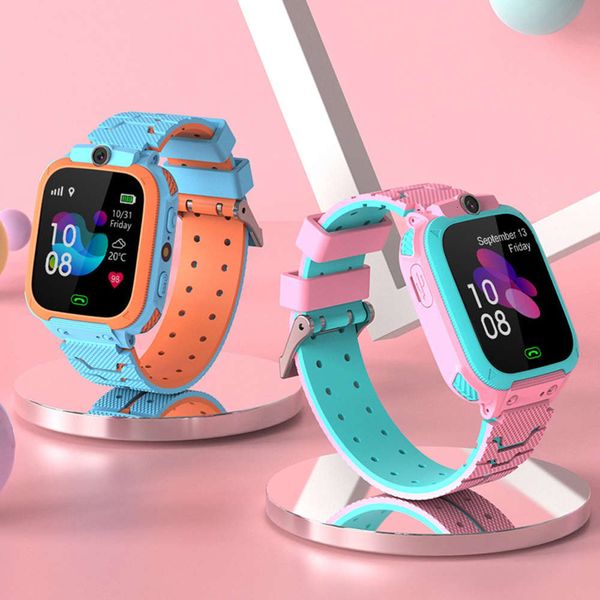 new children's smart phone positioning waterproof student touch screen watch