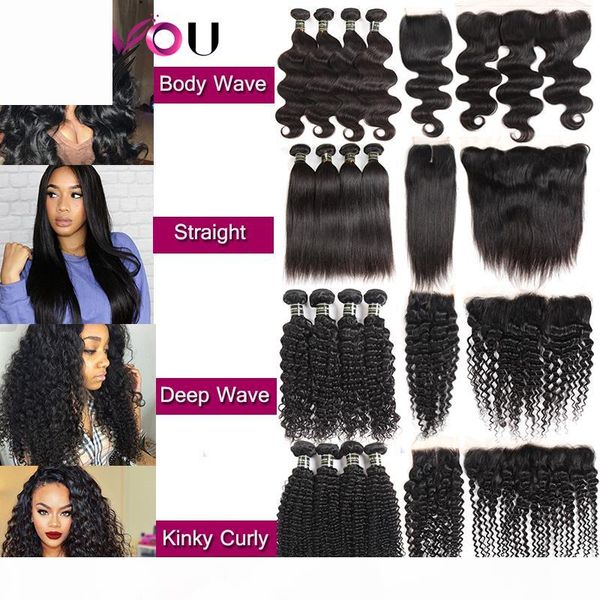 new arrival brazilian tissage body wave virgin human hair weaves lace closure frontal bundles deep wave kinky curly 4 bundles with closure, Black;brown
new arrival brazilian tissage body wave virgin human hair weaves lace closure frontal bundles deep wave kinky curly 4 bundles with closure, Black;brown