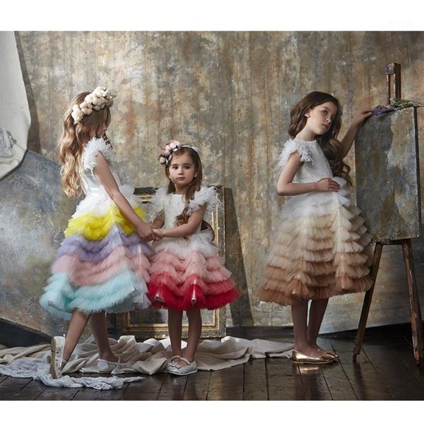 new colorful baby girls formal dress knee length layers short sleeves zipper back flower girls dress for wedding1, Red;yellow
new colorful baby girls formal dress knee length layers short sleeves zipper back flower girls dress for wedding1, Red;yellow