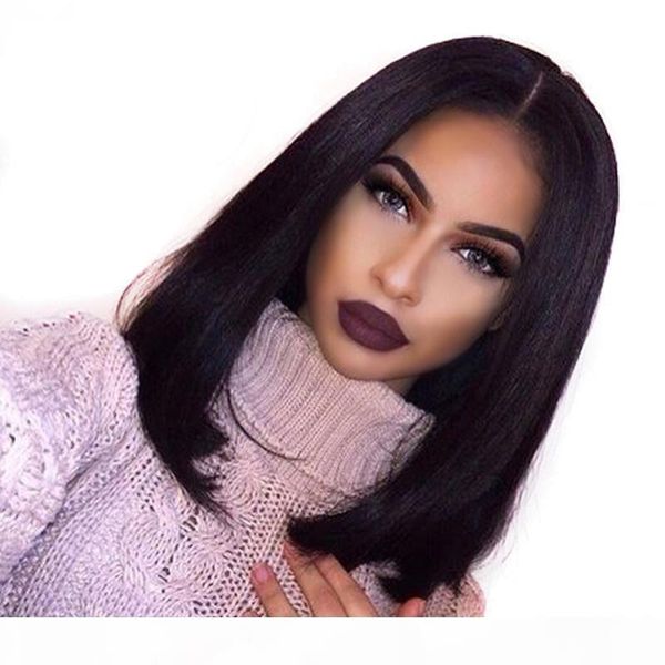 short bob wigs brazilian virgin straight hair lace front human hair wigs for african american women swiss lace frontal, Black;brown
short bob wigs brazilian virgin straight hair lace front human hair wigs for african american women swiss lace frontal, Black;brown