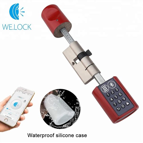 2020 l6pb smart key lock cylinder home keyless electronic lock cylinder unlock with code and bluetooth mobile app
2020 l6pb smart key lock cylinder home keyless electronic lock cylinder unlock with code and bluetooth mobile app