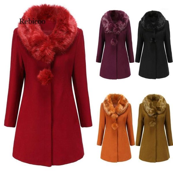 rebicoo womens coats women work solid vintage winter office long sleeve button woolen jacket coat women abrigo1, Black
rebicoo womens coats women work solid vintage winter office long sleeve button woolen jacket coat women abrigo1, Black