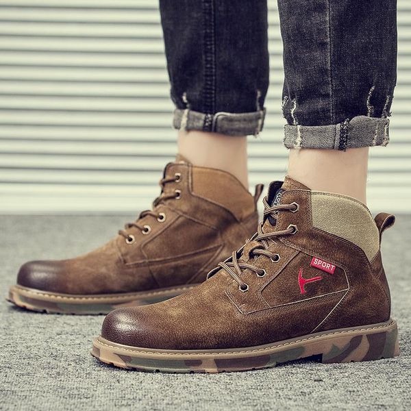 new arrival mens fashion ankle boots natural leather tooling shoes cowboy shorts boot non-slip platform botas zapatos botines, Black
new arrival mens fashion ankle boots natural leather tooling shoes cowboy shorts boot non-slip platform botas zapatos botines, Black