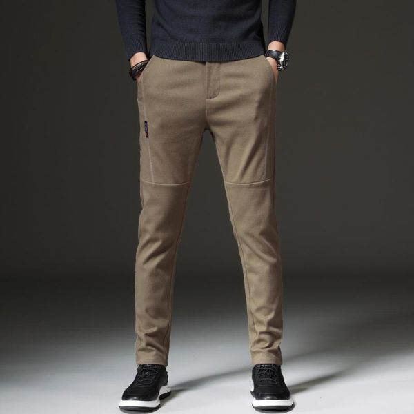 corduroy comfortable cotton men's straight casual pants 2020 autumn winter brand clothing classic embroidery trousers, Black
corduroy comfortable cotton men's straight casual pants 2020 autumn winter brand clothing classic embroidery trousers, Black