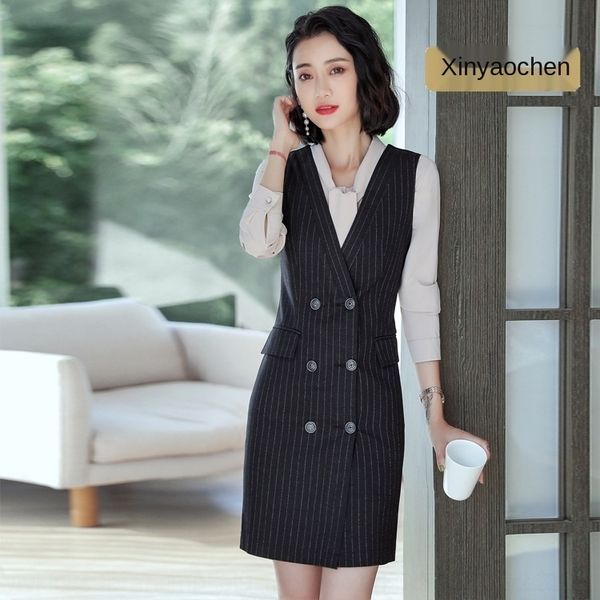 gl0tv 2020 spring and professional dress vest sleeveless skirt striped autumn fashion suit v-neck double-breasted vest new skirt ukq9e, Black;gray
gl0tv 2020 spring and professional dress vest sleeveless skirt striped autumn fashion suit v-neck double-breasted vest new skirt ukq9e, Black;gray