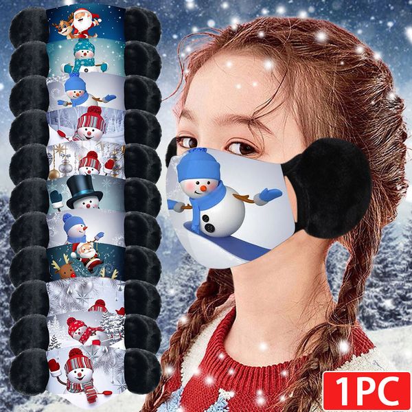 new 1pc children christmas snowman printed winter #40 warm plush face reusable breathable mask mascherine
new 1pc children christmas snowman printed winter #40 warm plush face reusable breathable mask mascherine