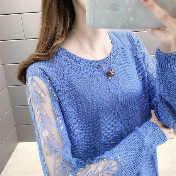 2021 knitted sweaters female spring autumn new ladies loose lace long sleeve pullover sweater women casual solid color jumper 97 k0du, White;black
2021 knitted sweaters female spring autumn new ladies loose lace long sleeve pullover sweater women casual solid color jumper 97 k0du, White;black