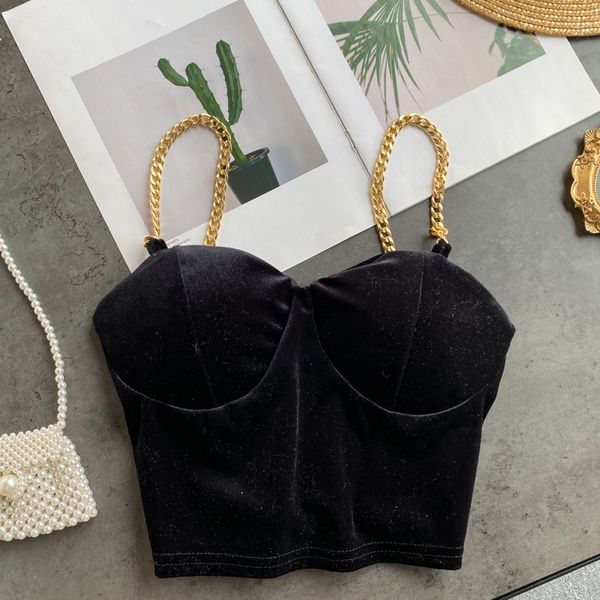 2021 new singiny chic chain women's sweater retro velvet short back... crop summer off the shoulder elastic ruched . guy3, White
2021 new singiny chic chain women's sweater retro velvet short back... crop summer off the shoulder elastic ruched . guy3, White