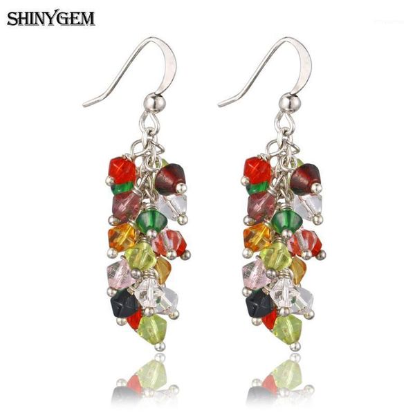 shinygem 4mm geometric glass crystal long earrings elegant handmade 8 colors grape shape drop earrings fashion jewelry for women1, Silver
shinygem 4mm geometric glass crystal long earrings elegant handmade 8 colors grape shape drop earrings fashion jewelry for women1, Silver