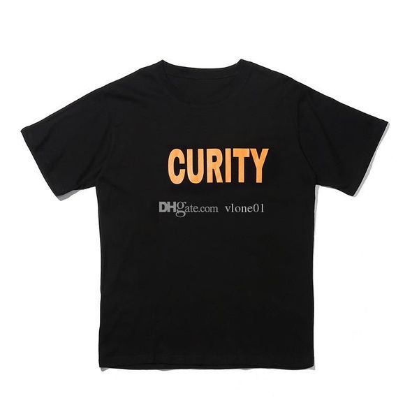 19ss security printed women men t shirts hiphop streetwear friends cotton short sleeve women t shirt, White
19ss security printed women men t shirts hiphop streetwear friends cotton short sleeve women t shirt, White
