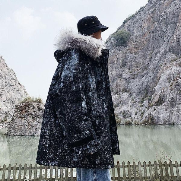 2020 winter new men casual parka oversize streetwear men warm coat women fashion thicken zipper mens clothing1, Black
2020 winter new men casual parka oversize streetwear men warm coat women fashion thicken zipper mens clothing1, Black