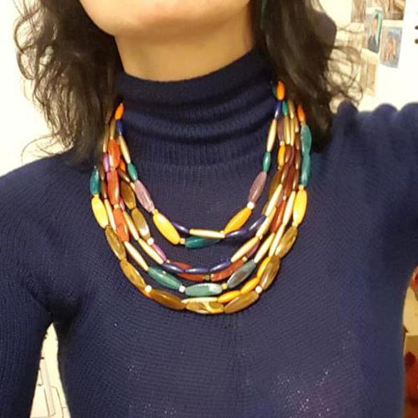 europe and the united states foreign trade fashion exaggerated multi-layer two-color beads necklace manufacturers w, Golden;silver
europe and the united states foreign trade fashion exaggerated multi-layer two-color beads necklace manufacturers w, Golden;silver