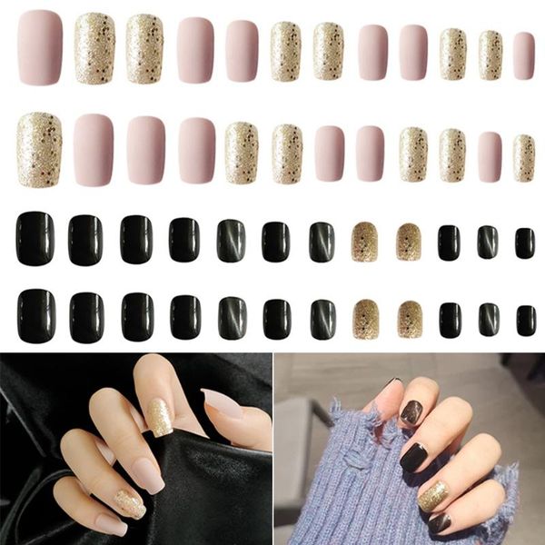 24pcs/box full cover cat eye glitter false nails matte nail art tips press on detachable artificial abs plastic nails, Red;gold
24pcs/box full cover cat eye glitter false nails matte nail art tips press on detachable artificial abs plastic nails, Red;gold