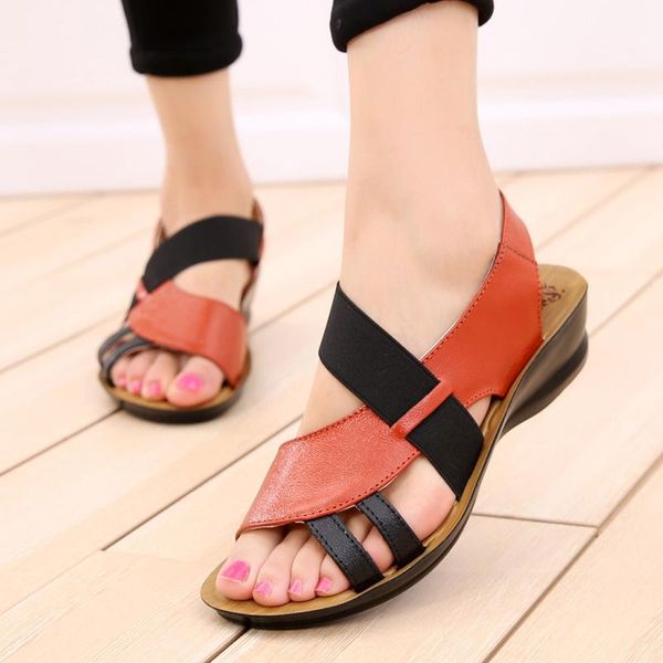genuine leather women sandals soft bottom mother sandals peep toe fashion ladies new summer wedge female shoes, Black
genuine leather women sandals soft bottom mother sandals peep toe fashion ladies new summer wedge female shoes, Black