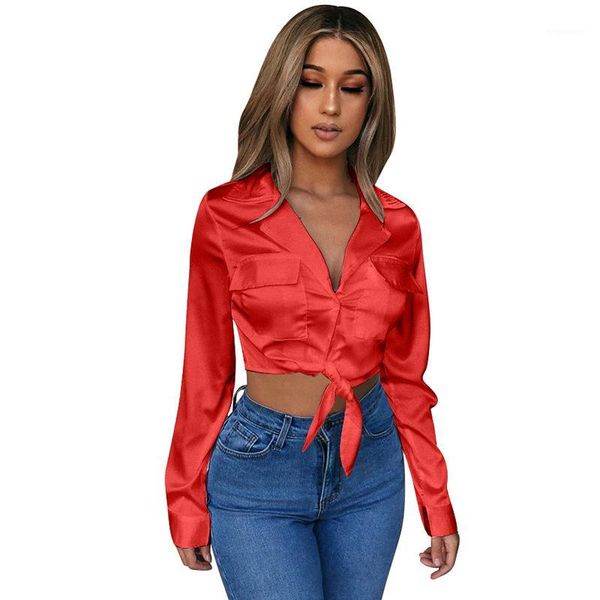 wantmove 2019 new summer women shirt solid color lace up v-neck long sleeve lumbar office lady short shirt jz5331, White
wantmove 2019 new summer women shirt solid color lace up v-neck long sleeve lumbar office lady short shirt jz5331, White