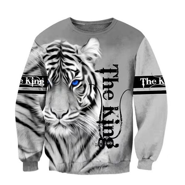 men's hoodies sweat shirt spring and autumn period european and american wear printing animal pattern round neck sweater pullover, Black
men's hoodies sweat shirt spring and autumn period european and american wear printing animal pattern round neck sweater pullover, Black