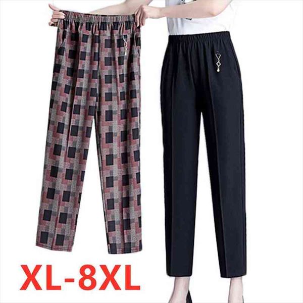 middle-aged elderly women summer pants plaid thin stretch straight-leg pants plus size 6xl 7xl 8xl female casual, Black;white
middle-aged elderly women summer pants plaid thin stretch straight-leg pants plus size 6xl 7xl 8xl female casual, Black;white