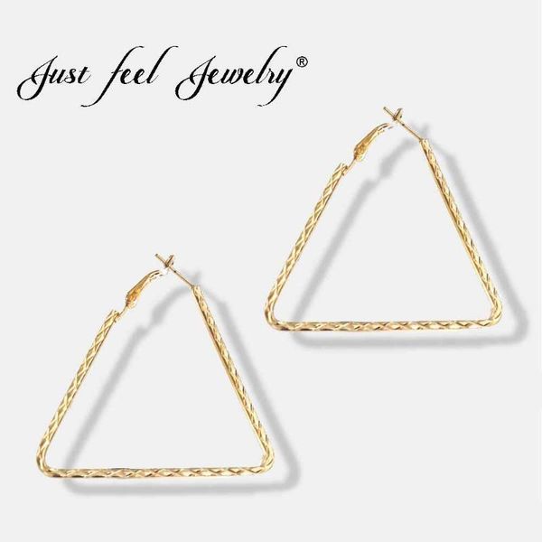 hoop & huggie just feel simple style 60mm big triangle earrings for women 2021 punk charm jewelry pendientes boho geometric earrings1, Golden;silver
hoop & huggie just feel simple style 60mm big triangle earrings for women 2021 punk charm jewelry pendientes boho geometric earrings1, Golden;silver