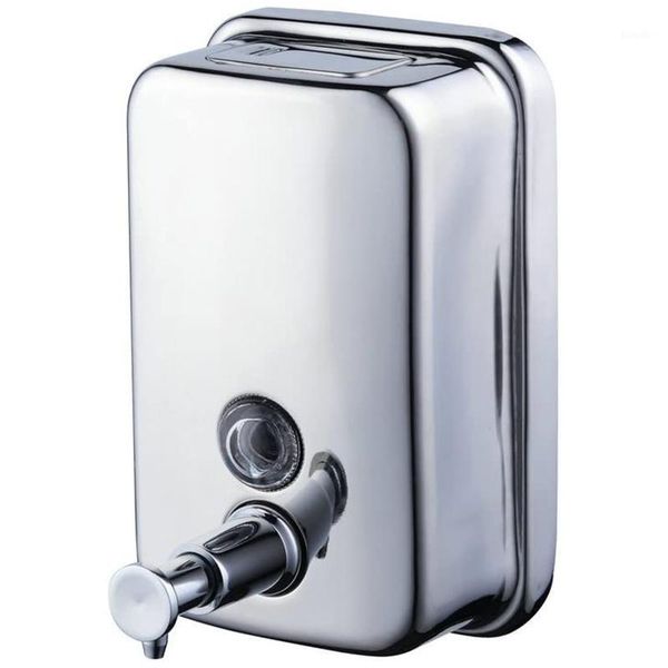 stainless steel liquid soap dispenser wall mounted bathroom or kitchen liquid soap box 36oz/1000ml, chrome polished1
stainless steel liquid soap dispenser wall mounted bathroom or kitchen liquid soap box 36oz/1000ml, chrome polished1