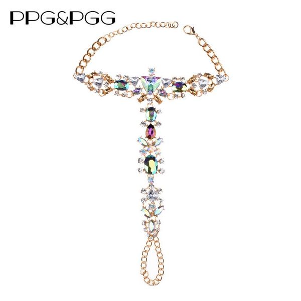 ppg&pgg 2020 new crystal ankle bracelet for beach vacation sandals leg chain female boho statement anklets one piece, Black
ppg&pgg 2020 new crystal ankle bracelet for beach vacation sandals leg chain female boho statement anklets one piece, Black