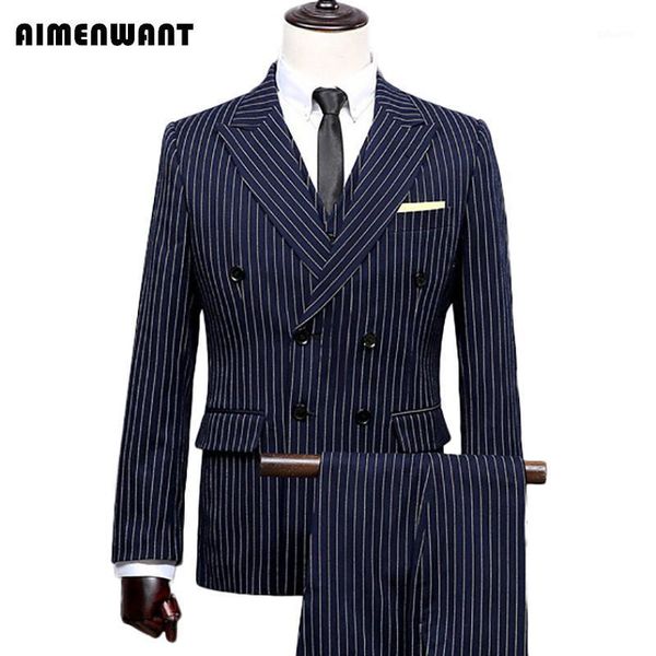aimenwant brand wide neck suits for mens fitted blazer coat brazil striped 3-piece suit wedding suit retro england blazers set1, White;black
aimenwant brand wide neck suits for mens fitted blazer coat brazil striped 3-piece suit wedding suit retro england blazers set1, White;black