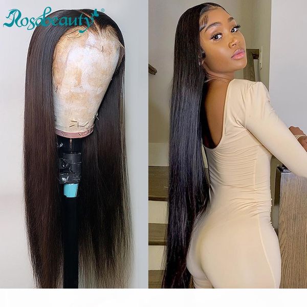 rosabeauty brazilian 13x4 glueless lace front human hair wigs pre plucked with baby hair for black women lace frontal wig 
rosabeauty brazilian 13x4 glueless lace front human hair wigs pre plucked with baby hair for black women lace frontal wig