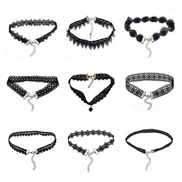 new gothic tattoo leather choker necklaces for women hollow out black lace necklace party jewelry collier chain bijoux gifts1, Golden;silver
new gothic tattoo leather choker necklaces for women hollow out black lace necklace party jewelry collier chain bijoux gifts1, Golden;silver