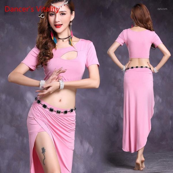 new competition women belly dance practice set quality modal split dancing costume skirt 2pcs1, Black;red
new competition women belly dance practice set quality modal split dancing costume skirt 2pcs1, Black;red