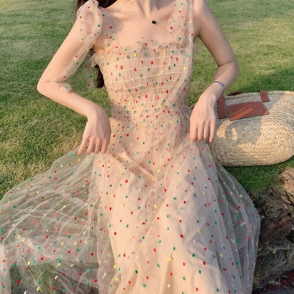 super suspender suspender sling skirt fairy french holiday dress gauze skirt yamamoto knee a-line sling dress new summer 2020 8ahua, Black;gray
super suspender suspender sling skirt fairy french holiday dress gauze skirt yamamoto knee a-line sling dress new summer 2020 8ahua, Black;gray