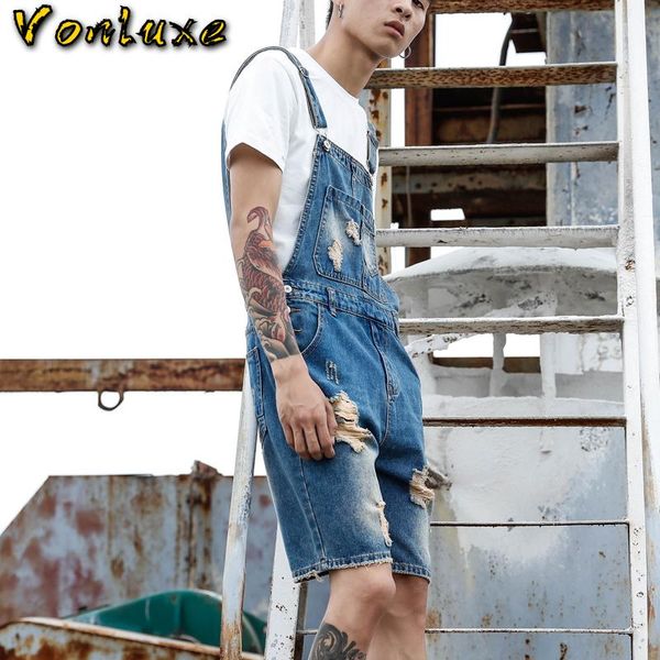 ripped jeans jumpsuit shorts men summer overalls mens denim playsuits distressed romper destroyed male clothes plus size 4xl 5xl, Blue
ripped jeans jumpsuit shorts men summer overalls mens denim playsuits distressed romper destroyed male clothes plus size 4xl 5xl, Blue