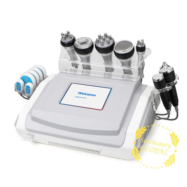 9 in 1 unoisetion cavitation radio frequency vacuum rf ultrasound probe skin tightening body shaping slimming machine customized logo, Black
9 in 1 unoisetion cavitation radio frequency vacuum rf ultrasound probe skin tightening body shaping slimming machine customized logo, Black