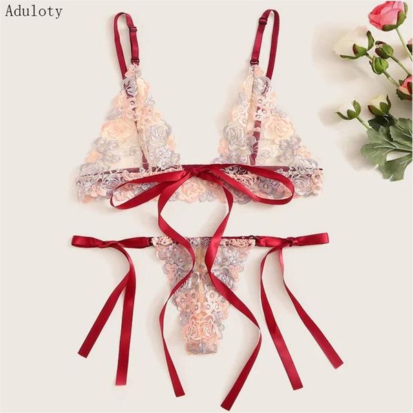 aduloty new ultra thin cup lingerie bra set underwear transparent temptation underwear set embroidered bow bra floral thong lj201211, Red;black
aduloty new ultra thin cup lingerie bra set underwear transparent temptation underwear set embroidered bow bra floral thong lj201211, Red;black