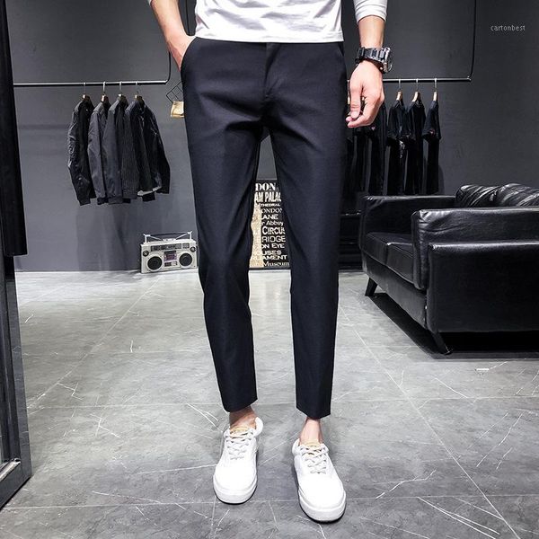 men's pants mrmt 2021 brand summer trousers fashion casual 9 thin slim feet for male solid color section trouser1, Black
men's pants mrmt 2021 brand summer trousers fashion casual 9 thin slim feet for male solid color section trouser1, Black