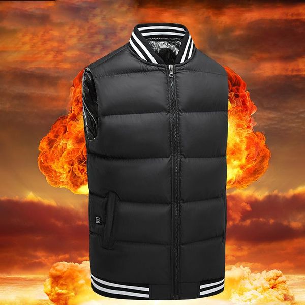 winter smart self-heating vest cotton-padded clothes solid color sleeveless vest men's usb charging plus velvet jacket men's new, Gray;blue
winter smart self-heating vest cotton-padded clothes solid color sleeveless vest men's usb charging plus velvet jacket men's new, Gray;blue