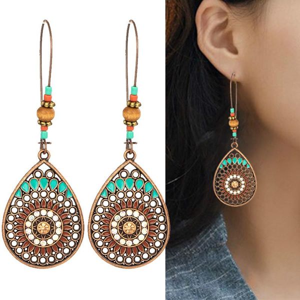 bohemian ethnic style women earrings 2020 vintage hollow out enamel water drop long earrings india jewelry party accessories, Silver
bohemian ethnic style women earrings 2020 vintage hollow out enamel water drop long earrings india jewelry party accessories, Silver