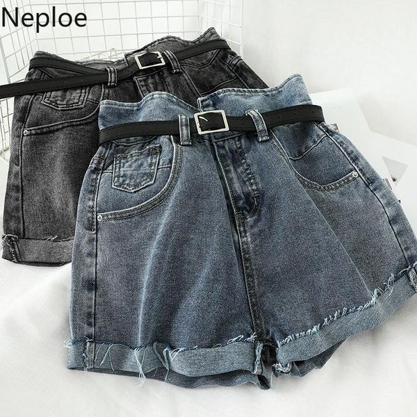 neploe summer 2020 high waist denim shorts women loose zipper button wide leg ladies shorts casual female bottoms 1a278, White;black
neploe summer 2020 high waist denim shorts women loose zipper button wide leg ladies shorts casual female bottoms 1a278, White;black