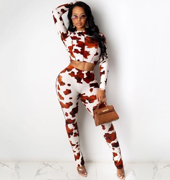 da 2549 2021ins fashion open navel long sleeve + trousers milk printing set, Tan;black
da 2549 2021ins fashion open navel long sleeve + trousers milk printing set, Tan;black