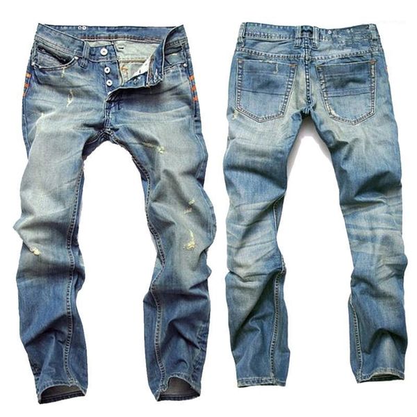 ripped denim jeans for men straight slim plus size 40 42 pantalones designer jeans men blue male pants1
ripped denim jeans for men straight slim plus size 40 42 pantalones designer jeans men blue male pants1