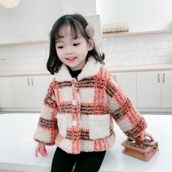 girls berber fleece cardigan mao mao yi 2021 autumn & winter new style children lattice thick warm plaid coat fashion, Blue;gray
girls berber fleece cardigan mao mao yi 2021 autumn & winter new style children lattice thick warm plaid coat fashion, Blue;gray
