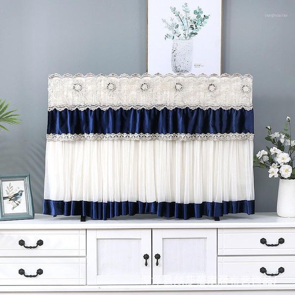 table cloth lace hanging lcd tv dust cover boot does not take deskdirt-proof cover1