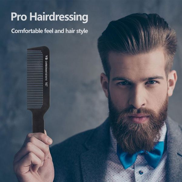 pro hairdressing comb anti-static clear teeth hair cutting flat head comb haircut brush salon hair care styl jllaft, Silver
pro hairdressing comb anti-static clear teeth hair cutting flat head comb haircut brush salon hair care styl jllaft, Silver