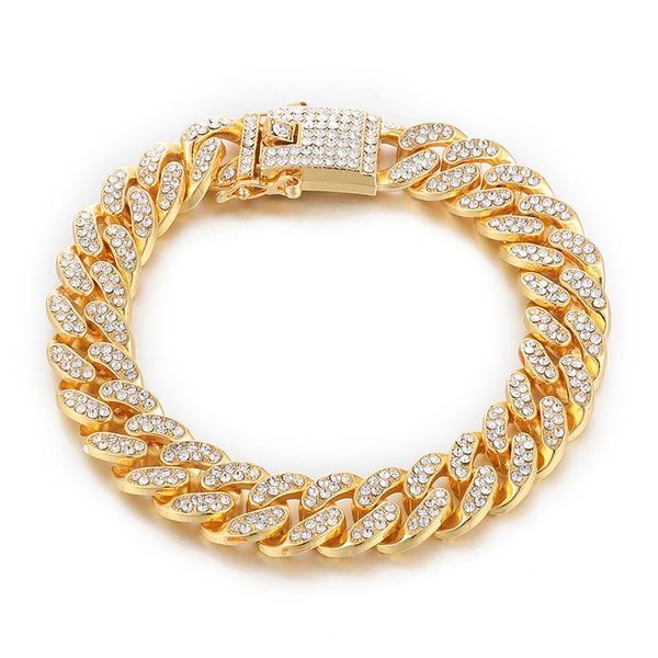 link, chain d&z 8.5 inch bling iced out cuban zirconia miami link homme for male's hip hop street bracelets jewelry, Black
link, chain d&z 8.5 inch bling iced out cuban zirconia miami link homme for male's hip hop street bracelets jewelry, Black