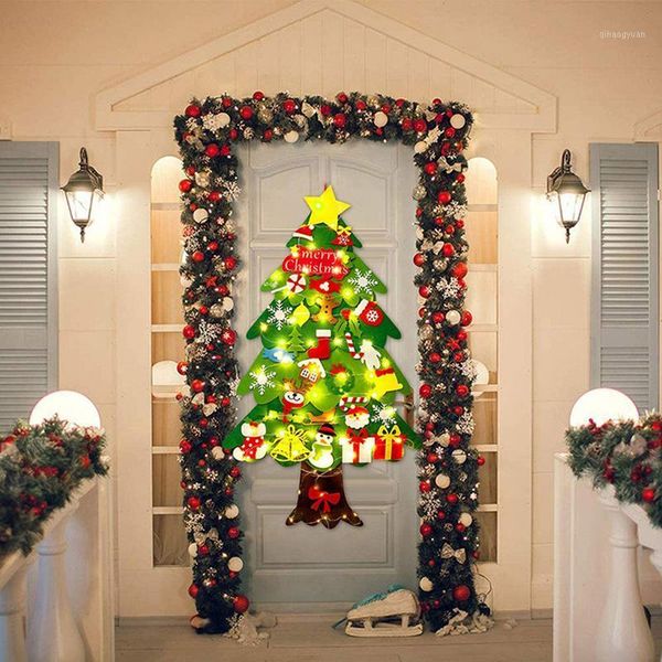 diy felt christmas tree new yea kids toys artificial tree wall hanging ornaments xmas gifts navidad decorations for home1
diy felt christmas tree new yea kids toys artificial tree wall hanging ornaments xmas gifts navidad decorations for home1