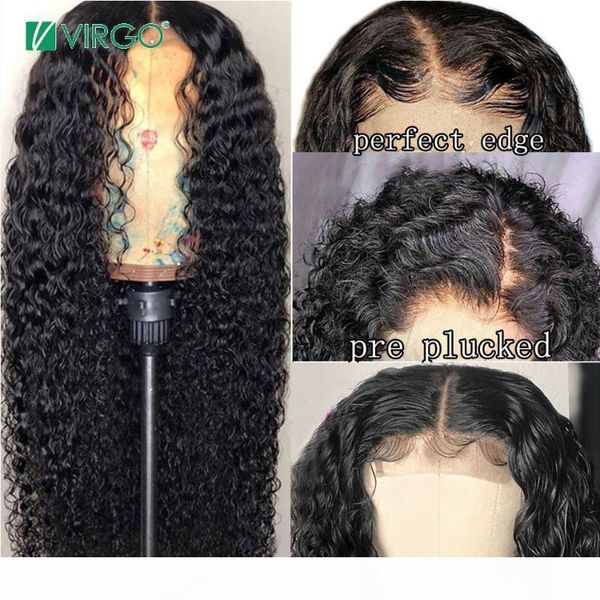 virgo 28 30 inch curly lace closure wig 4x4 lace closure human hair wigs for black women plucked hairline 150% density remy, Black;brown
virgo 28 30 inch curly lace closure wig 4x4 lace closure human hair wigs for black women plucked hairline 150% density remy, Black;brown